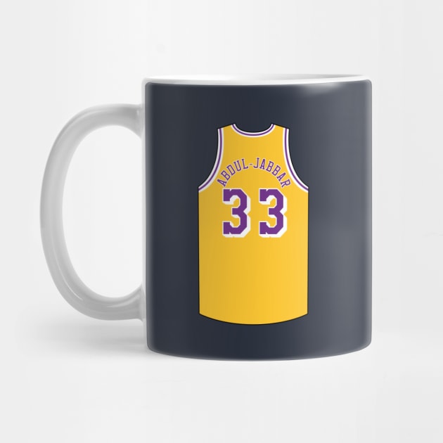 Kareem Abdul Jabbar Los Angeles Jersey Qiangy by qiangdade